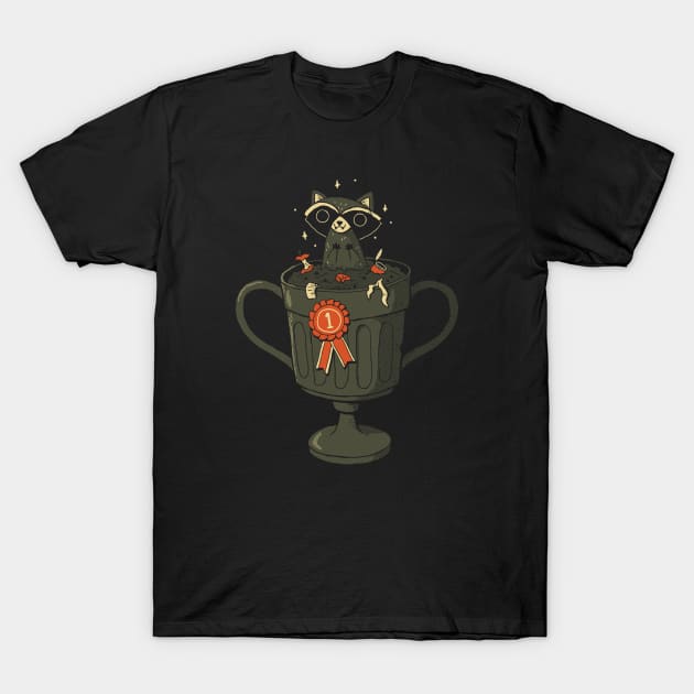 Trash Winner T-Shirt by DinoMike